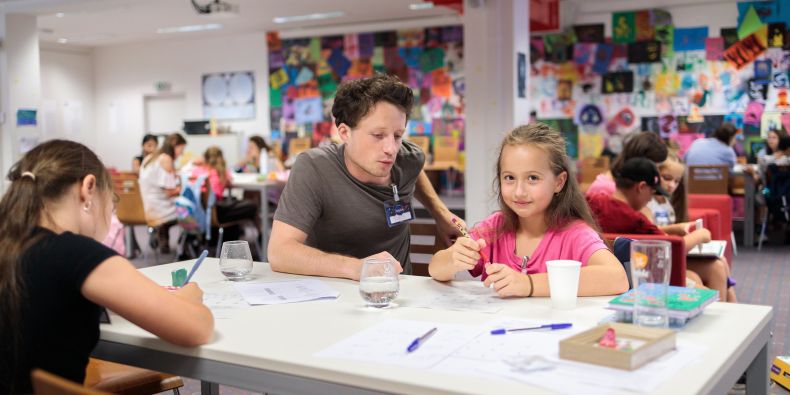 Student Svatopluk Skucius na Letní škole doučování.