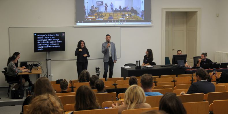 Konference k projektu LangSkillsII střediska Teiresiás. 