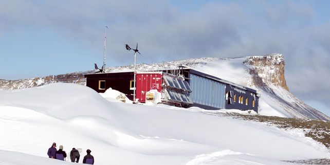 Research Station of Johann Gregor Mendel was built by almost five years ago by Masaryk University on James Ross Island in Antarctica.