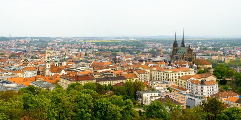 Brno, home of Masaryk University.