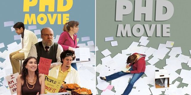 Adaptace komiksové předlohy Jorge Chama jménem PhD Comics letos na podzim ovládá posluchárny světových univerzit. Foto: PhD Movie.