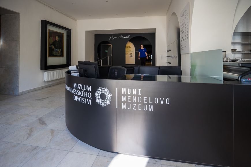 Mendelovo muzeum má novou vstupní recepci.