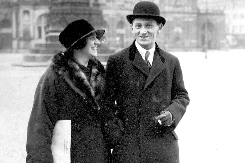 Viktor Mauthner (1894-1944) and his wife Anna, born Vohryzek.