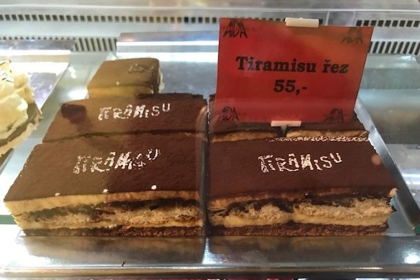 My favorite tiramisu in Brno.