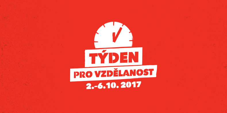 Týden pro vzdělanost se má uskutečnit 2. až 6. října. Ve středu 4. října se odehraje protestní pochod v Praze, ve čtvrtek 5. října uspořádají demonstraci brněnského vysoké školy.