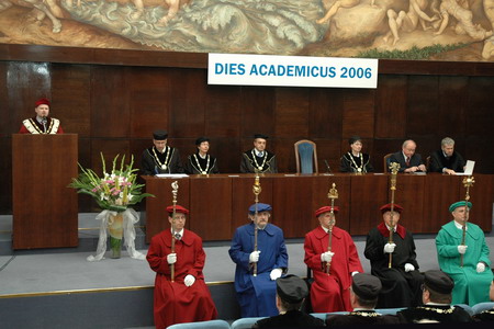 Dies academicus uspořádala Masarykova univerzita poprvé v roce 1997. Letos se tedy konal již desátý ročník této akce. Foto: Ondřej Ženka. 